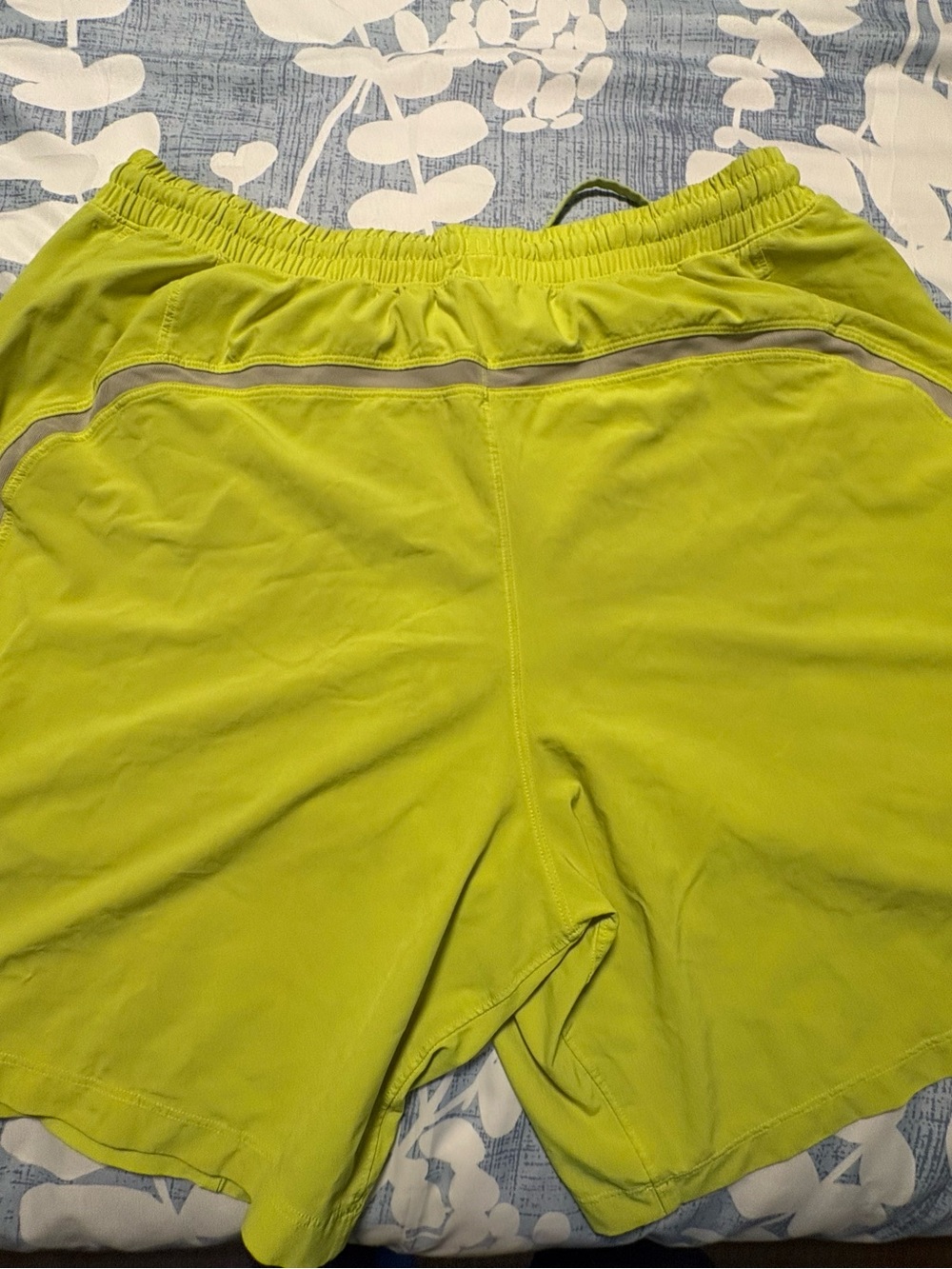 Lululemon Men’s Medium High-Visibility Lime Athletic Shorts